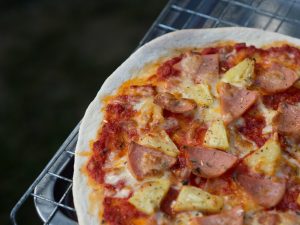 baked Hawaiian pizza